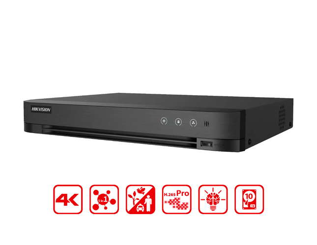 HIKVISION iDS-7204HTHI-M1/S - Hikvision 4CH AcuSense DVR - MonkeyTools