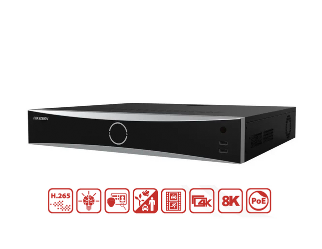 HIKVISION iDS-7732NXI-M4/16P/X - Hikvision 32-ch 1.5U 16 PoE 8K DeepinMind NVR - MonkeyTools