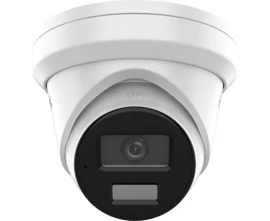 Hikvision HiLook ColorVu Lite IPC-T259H-MU 5MP Full-Time Colour Half Metal Turret Camera 30m White Light Range - MonkeyTools