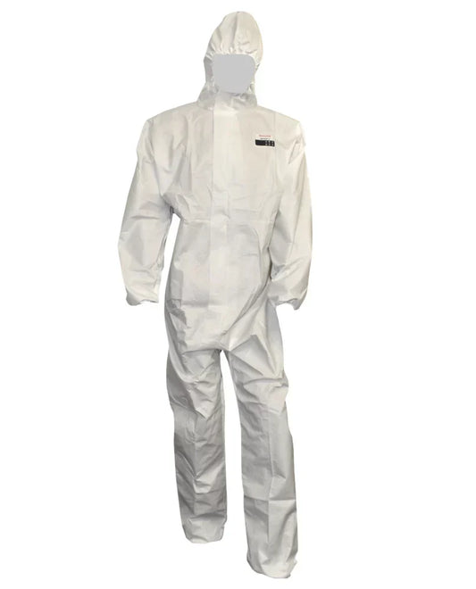 HONEYWELL MUTEX 2 DISPOSABLE COVERALL WHITE 3X LARGE 49-52" CHEST 31" L - MonkeyTools