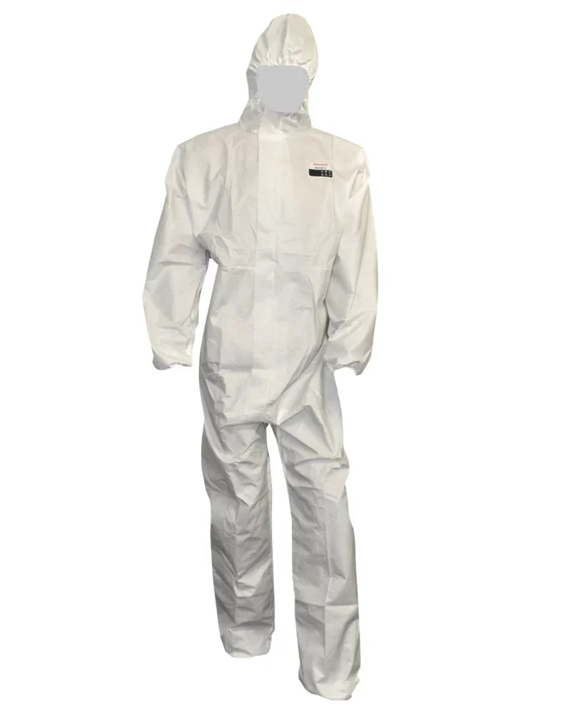 HONEYWELL MUTEX 2 DISPOSABLE COVERALL WHITE LARGE 40-44" CHEST 31" L - MonkeyTools