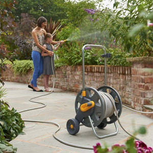 Hozelock 2434 Assembled Hose Reel Cart With 30m Hose And All Fittings Garden - MonkeyTools