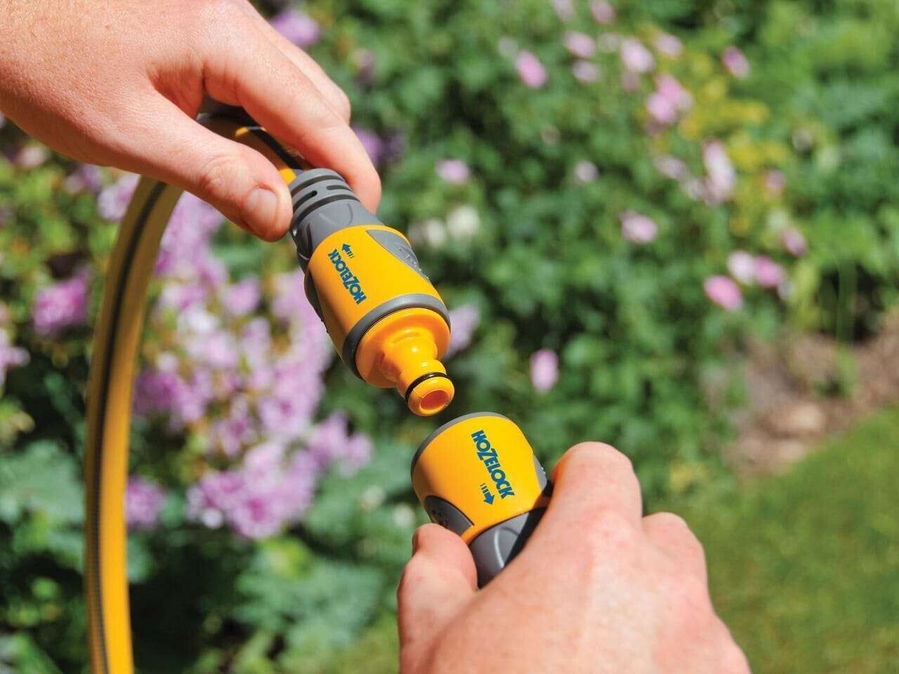 Hozelock HOZ2291 2291 Double Male Connector Repair Join Hose Garden Gardening - MonkeyTools