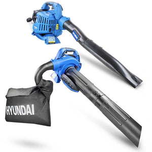 Hyundai HYBV2600X 26cc 3-in-1 Petrol Leaf Blower, Garden Vac & Shredder - MonkeyTools