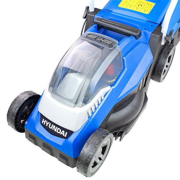 Hyundai HYM40LI330P 40V 33cm Roller Lawn Mower with Battery and Charger - MonkeyTools
