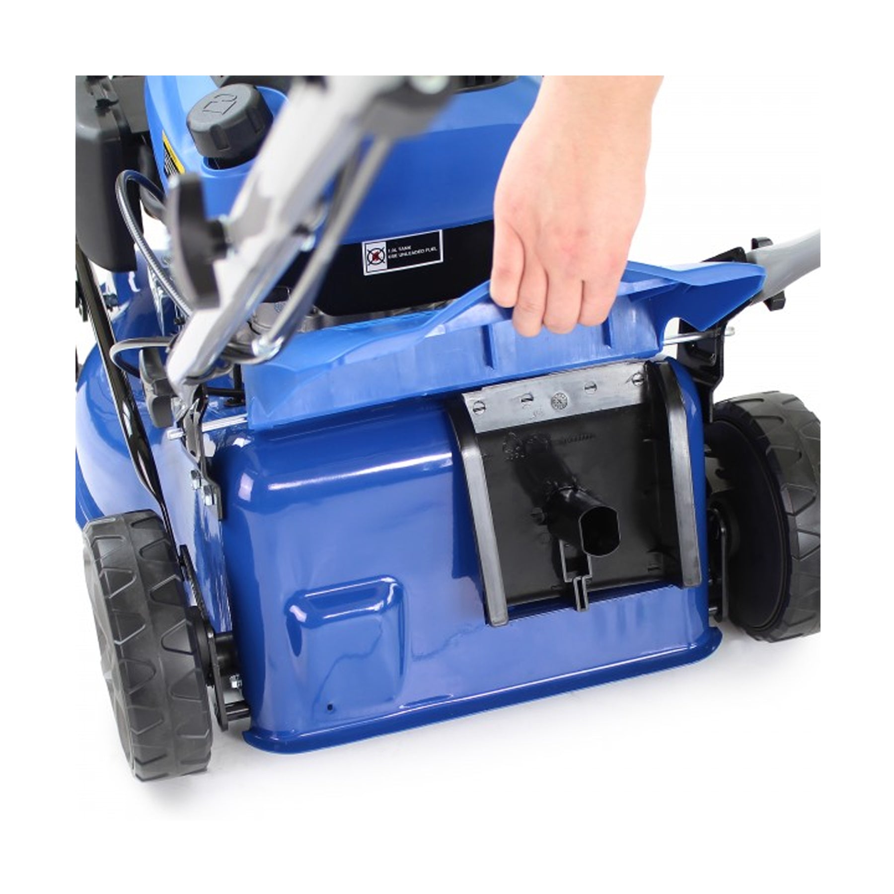 Hyundai HYM430SP 139cc Self-Propelled Petrol Lawn mower 17"/43cm - MonkeyTools