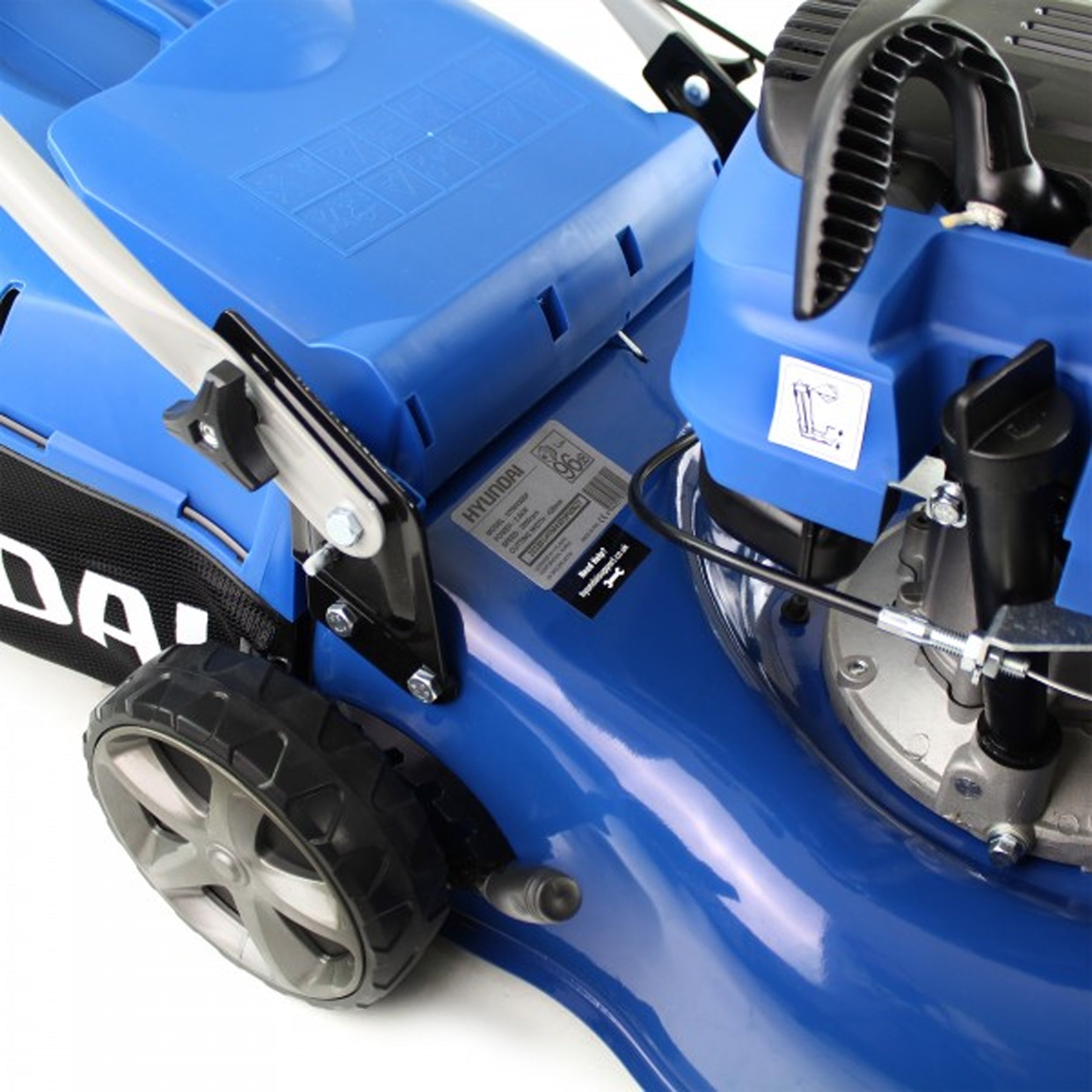Hyundai HYM430SP 139cc Self-Propelled Petrol Lawn mower 17"/43cm - MonkeyTools