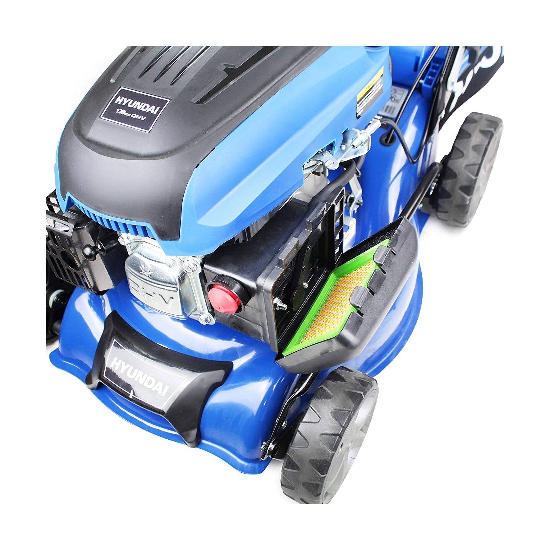 Hyundai HYM430SPE 139cc Self-Propelled Petrol Lawn mower 17"/42cm - MonkeyTools