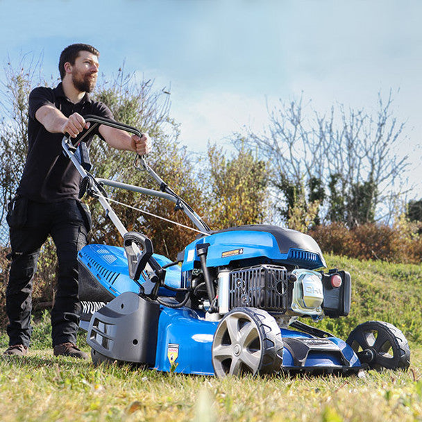 Hyundai HYM430SPER 139cc Petrol Roller Lawn mower 17"/43cm - MonkeyTools