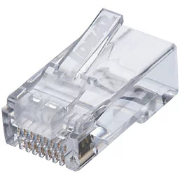 IDEAL RJ45 8P/8C FEED-THRU MODULAR PLUGS 25 PACK - MonkeyTools