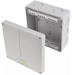 IP65 101A 24-TERMINAL WEATHERPROOF OUTDOOR ADAPTABLE BOX 180MM X 91MM X 180MM - MonkeyTools