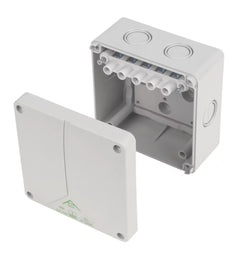 IP65 41A 5-TERMINAL WEATHERPROOF OUTDOOR ADAPTABLE BOX 110MM X 67MM X 110MM