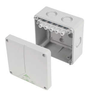 IP65 41A 5-TERMINAL WEATHERPROOF OUTDOOR ADAPTABLE BOX 110MM X 67MM X 110MM - MonkeyTools