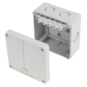 IP65 41A 5-TERMINAL WEATHERPROOF OUTDOOR ADAPTABLE BOX 110MM X 67MM X 110MM - MonkeyTools