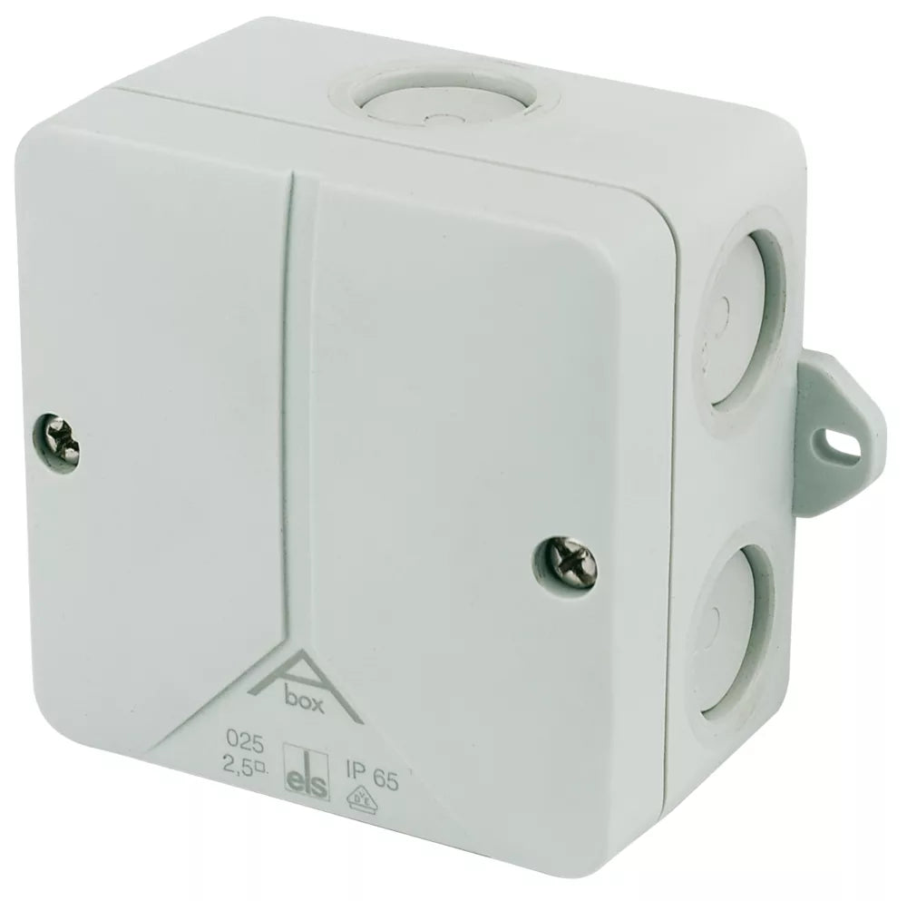 IP65 57A 11-TERMINAL WEATHERPROOF OUTDOOR ADAPTABLE BOX 140MM X 79MM X 140MM - MonkeyTools