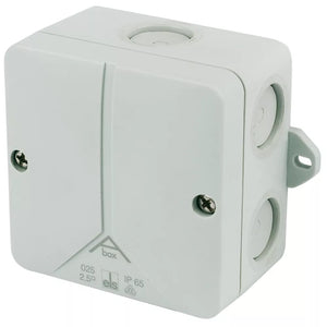 IP65 57A 11-TERMINAL WEATHERPROOF OUTDOOR ADAPTABLE BOX 140MM X 79MM X 140MM - MonkeyTools