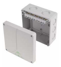 IP65 57A 11-TERMINAL WEATHERPROOF OUTDOOR ADAPTABLE BOX 140MM X 79MM X 140MM