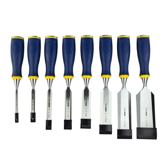 IRWIN MARPLES MS500 WOOD SPILTPROOF CHISEL SET X8 PCS 10507958 - MonkeyTools