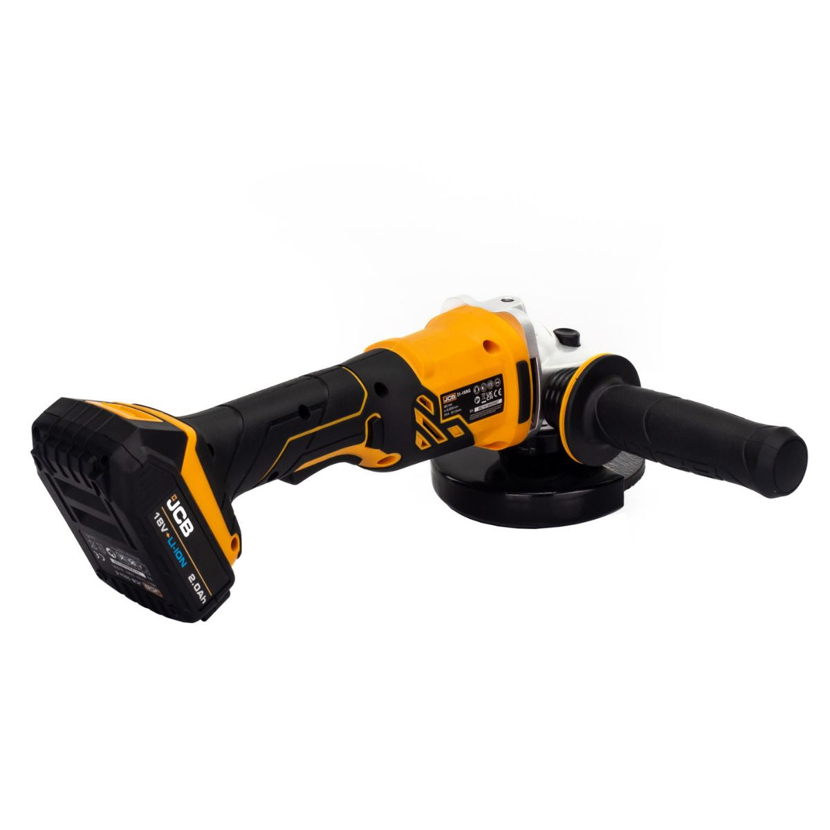 JCB 18AG-2-V2 18V Angle Grinder with 2x2.0Ah Batteries & charger - MonkeyTools