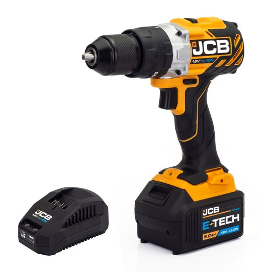 JCB 18BLCD-5X-B 18V Brushless Combi Drill with 1 x 5.0ah battery and charger - MonkeyTools