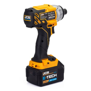 JCB21-18TPKMT-5 18V Brushless Combi Drill, Impact Driver & Multi Tool Kit with 2 x 5.0ah Batteries, Charger & Bag - MonkeyTools