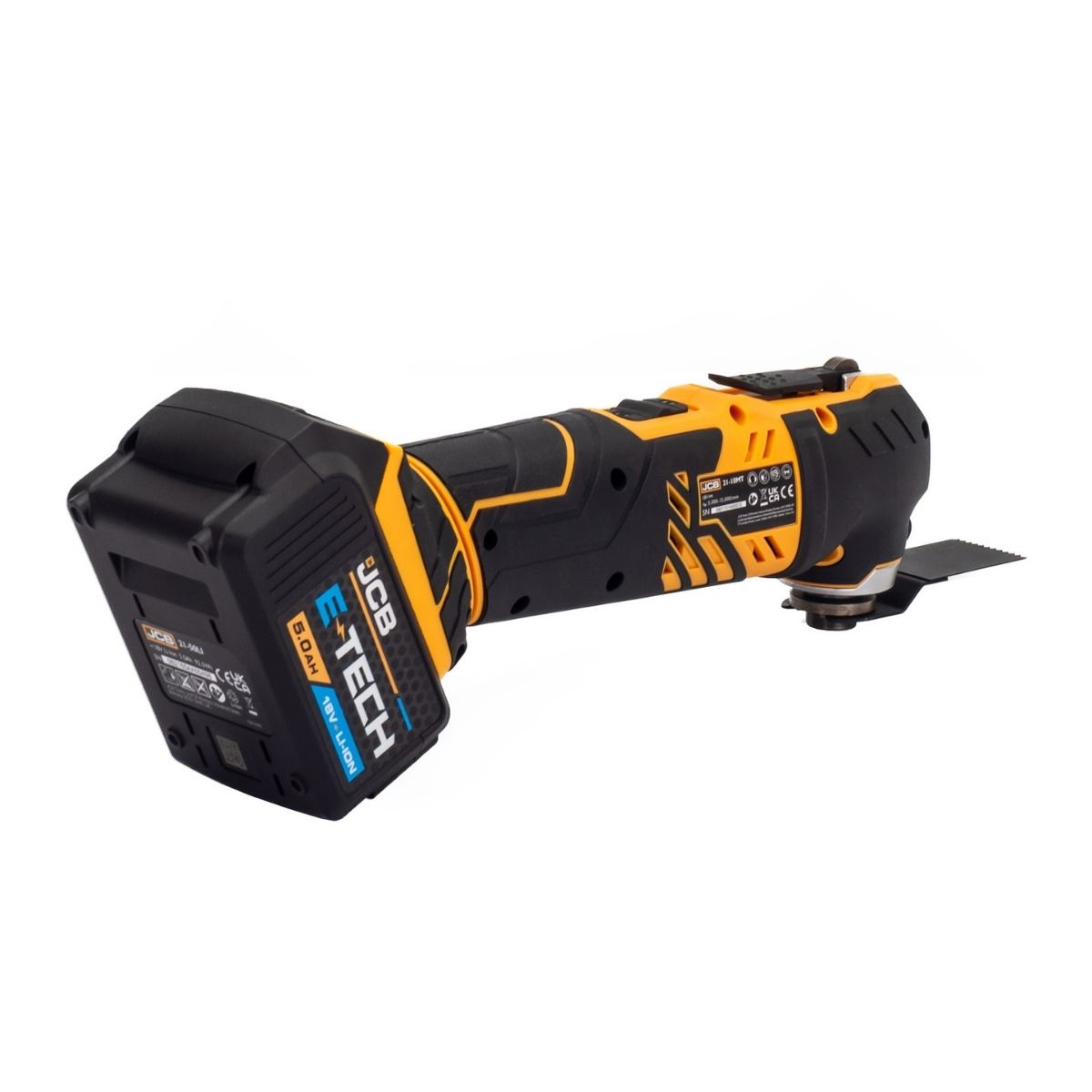 JCB21-18TPKMT-5 18V Brushless Combi Drill, Impact Driver & Multi Tool Kit with 2 x 5.0ah Batteries, Charger & Bag - MonkeyTools