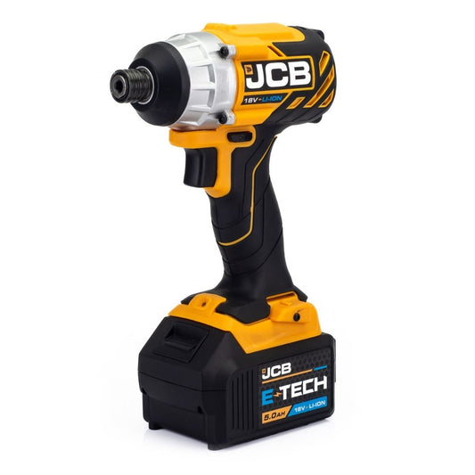 JCB21-18TPKMT-5 18V Brushless Combi Drill, Impact Driver & Multi Tool Kit with 2 x 5.0ah Batteries, Charger & Bag - MonkeyTools