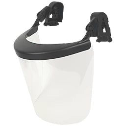 JSP EVOLUTION SAFETY HELMET VISOR KIT BLACK / CLEAR - MonkeyTools
