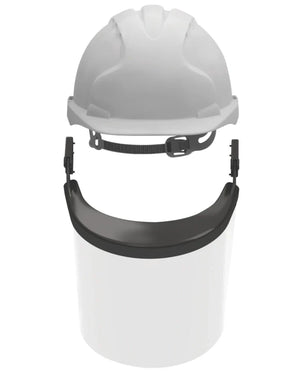 JSP EVOLUTION SAFETY HELMET VISOR KIT BLACK / CLEAR - MonkeyTools