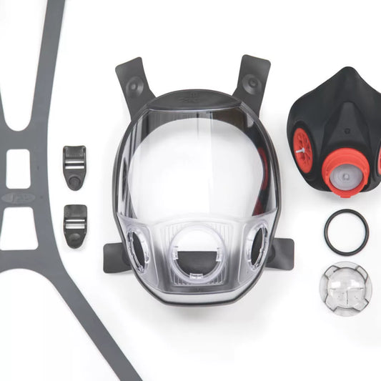 JSP FORCE 10 TYPHOON MEDIUM FULL FACE MASK NO FILTER-MASK ONLY - MonkeyTools