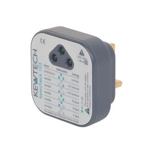 KEWTECH KEWCHECK 103 13A SOCKET TESTER 230V AC - MonkeyTools