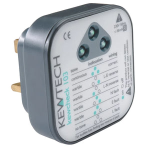 KEWTECH KEWCHECK 103 13A SOCKET TESTER 230V AC - MonkeyTools