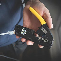 KLEIN TOOLS RATCHET MODULAR CRIMPER 9 1/2
