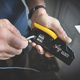 KLEIN TOOLS RATCHET MODULAR CRIMPER 9 1/2
