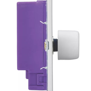 KNIGHTSBRIDGE 3-GANG 2-WAY LED INTELLIGENT DIMMER SWITCH MATT WHITE - MonkeyTools