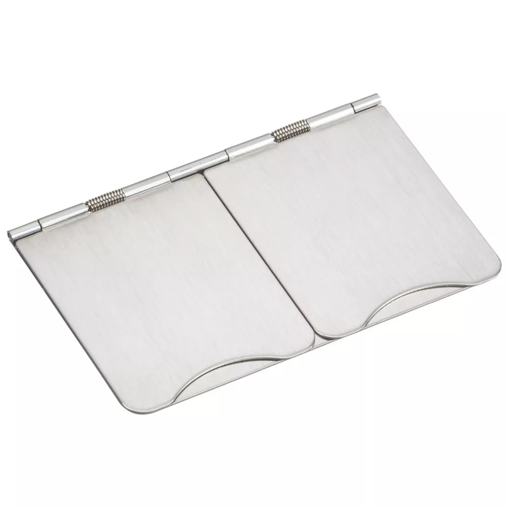 KNIGHTSBRIDGE FPR9UBCW 13A 2-GANG UNSWITCHED FLOOR SOCKET BRUSHED CHROME WITH WHITE INSERTS - MonkeyTools