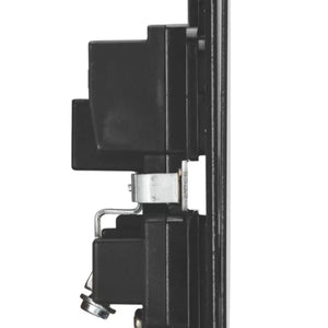 KNIGHTSBRIDGE FPR9UMB 13A 2-GANG UNSWITCHED FLOOR SOCKET MATT BLACK WITH BLACK INSERTS - MonkeyTools