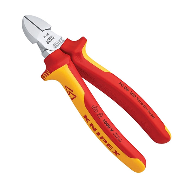 Knipex 70 06 180 SB 180mm Diagonal Cutting Pliers VDE KPX7006180 - MonkeyTools