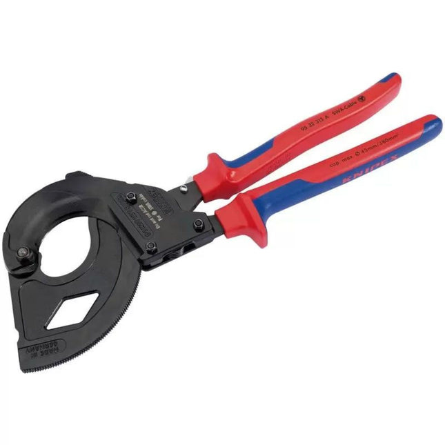 Knipex 95 32 315 A 315mm Ratchet Action Cable Cutter For SWA Cable 82575 - MonkeyTools