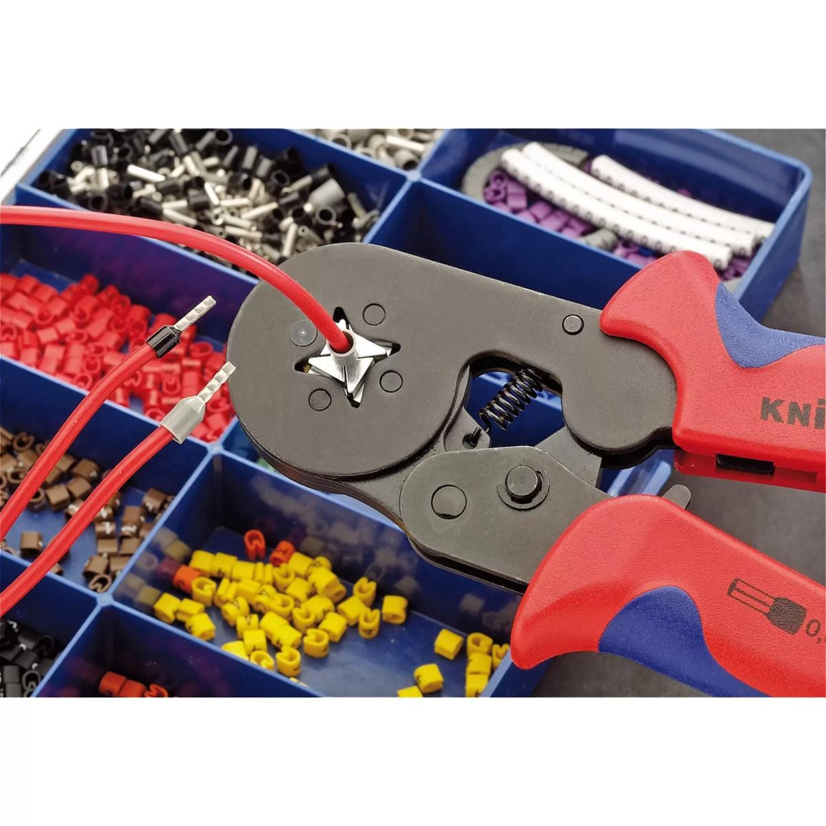 Knipex 97 53 04SB Self Adjusting Ferrule Crimping Pliers 78433 - MonkeyTools