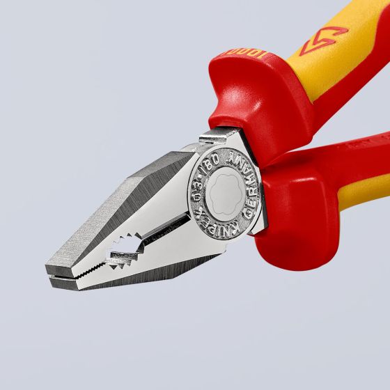 KNIPEX 03 06 180 INSULATED VDE COMBINATION PLIERS 180MM - MonkeyTools