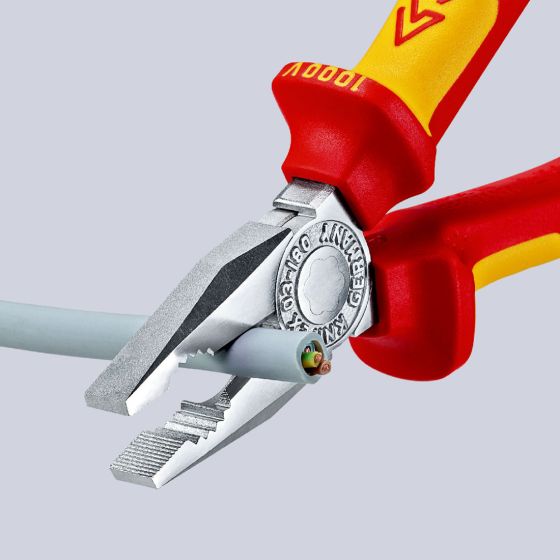 KNIPEX 03 06 180 INSULATED VDE COMBINATION PLIERS 180MM - MonkeyTools