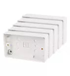 LAP 1-GANG SURFACE PATTRESS BACK BOX 32MM 5 PACK - MonkeyTools