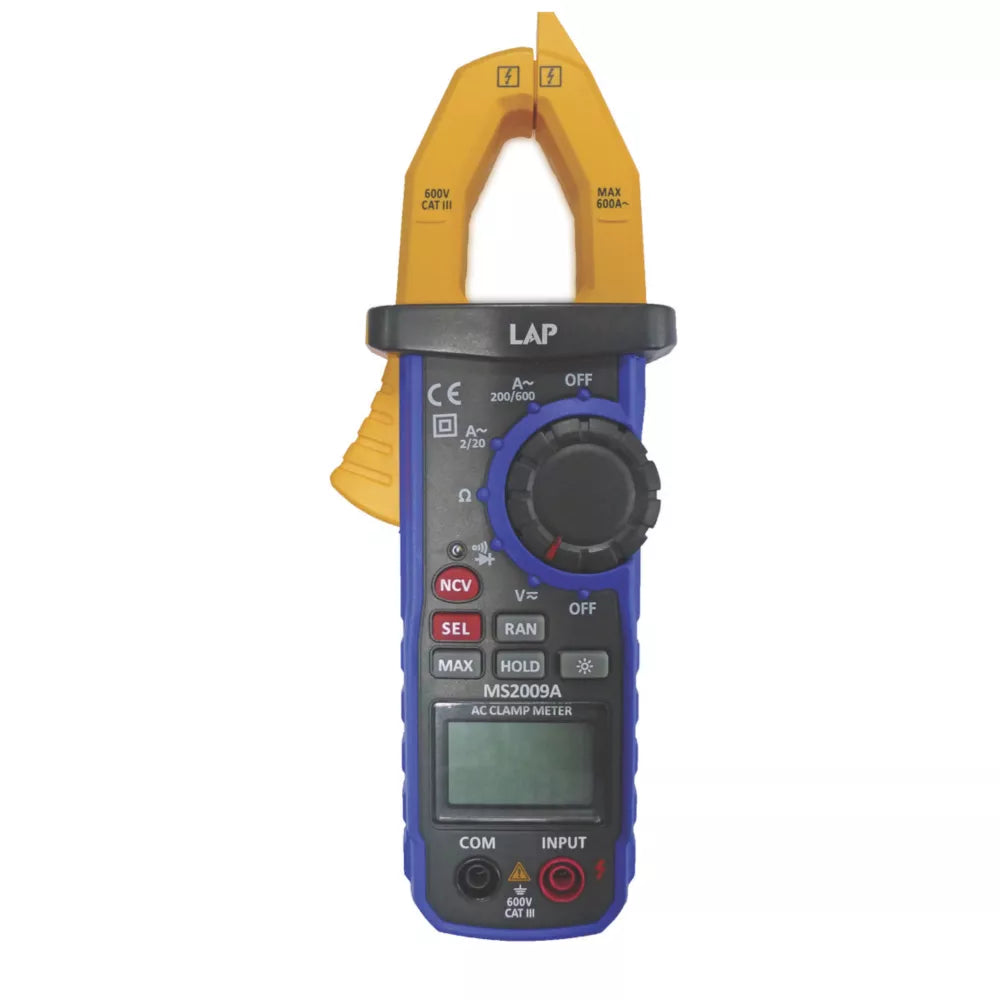 LAP AC DIGITAL CLAMP METER 600A - MonkeyTools