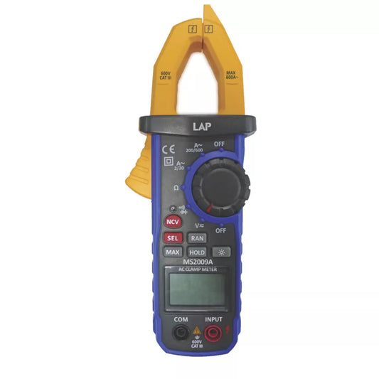 LAP AC DIGITAL CLAMP METER 600A - MonkeyTools