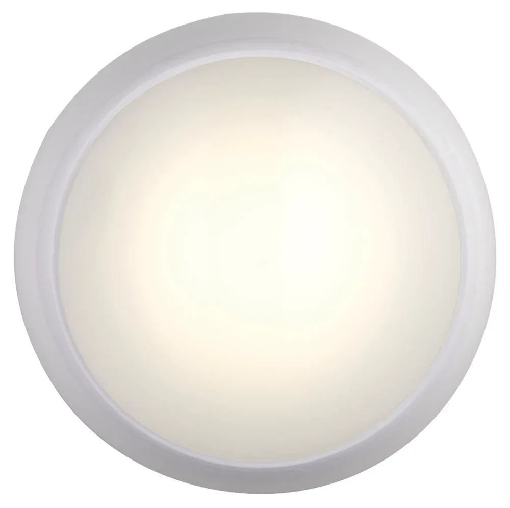 LAP AMAZON LED BATHROOM CEILING LIGHT GLOSS WHITE 16W 1200LM - MonkeyTools