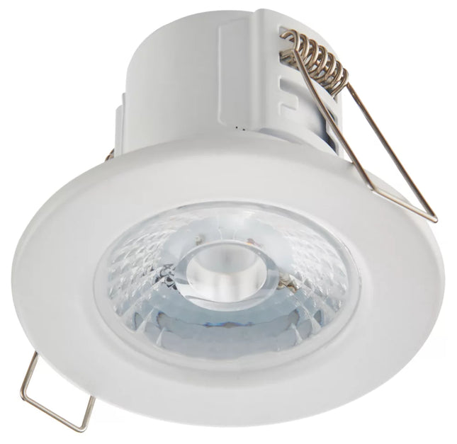 LAP COSMOSECO FIXED FIRE RATED LED DOWNLIGHT WHITE 5.8W 450LM 10 PACK - MonkeyTools