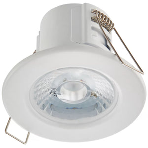 LAP COSMOSECO FIXED FIRE RATED LED DOWNLIGHT WHITE 5.8W 450LM 10 PACK - MonkeyTools