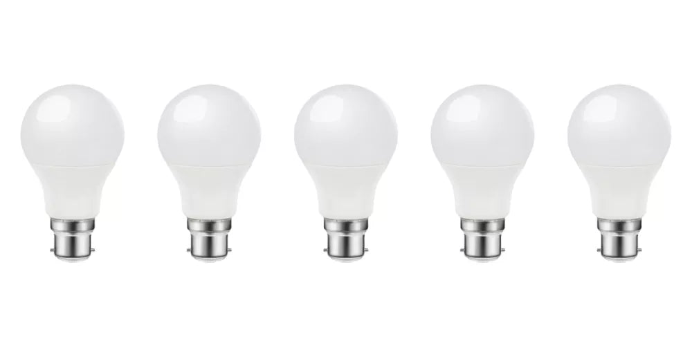 LAP ES A60 LED LIGHT BULB 806LM 7.3W 5 PACK - MonkeyTools