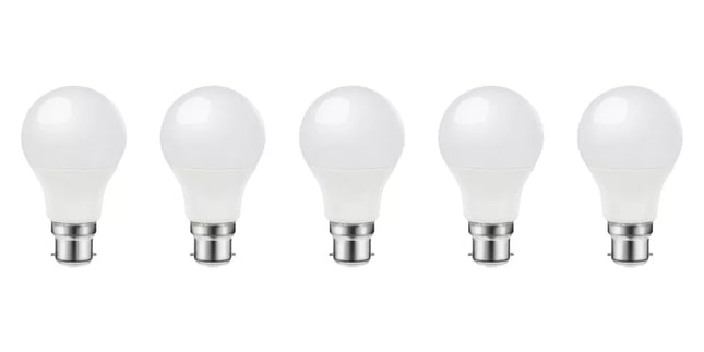 LAP ES A60 LED LIGHT BULB 806LM 7.3W 5 PACK - MonkeyTools
